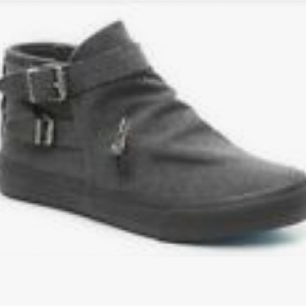 Blowfish boots ankle charcoal gray flannel size 8